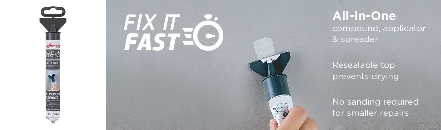 Wall repair using Fix it Fast