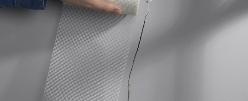 FibaFuse applied to cracked wall 