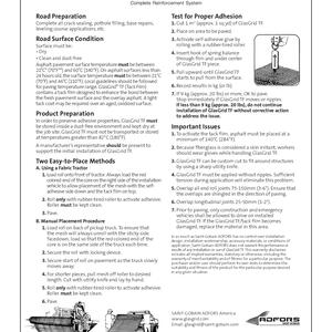 GlasGrid GG/TF Installation Instructions