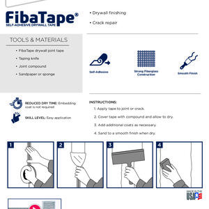 FibaTape Installation Instructions